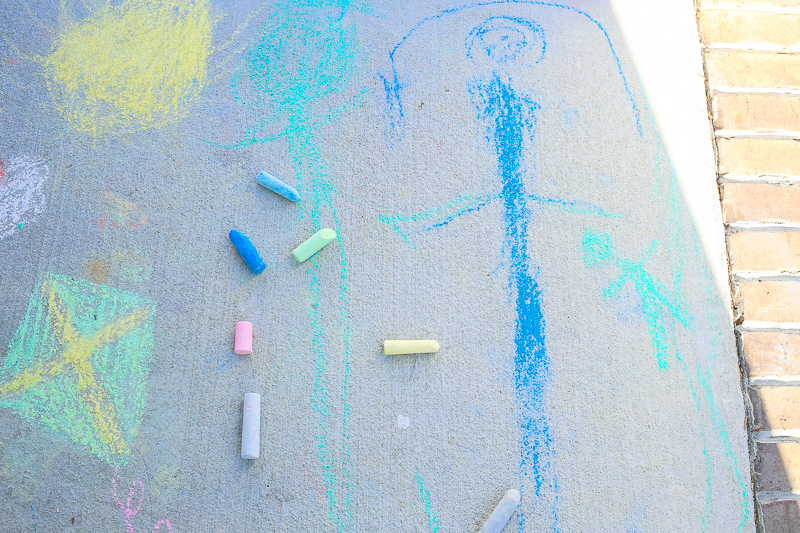 chalk drawing, drawing for kids, activities for kids, kids activities,