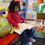 Preschooler "reading"