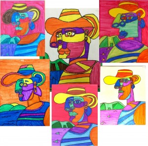 picasso collage