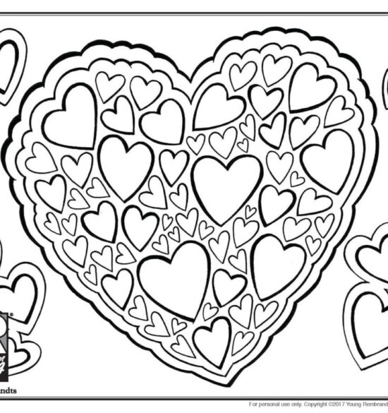 Heartcluster-coloringpage-BW | Bette Fetter